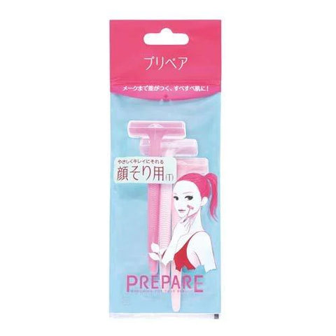 Shiseido Prepare Face Razor T Shaped (3Pc)