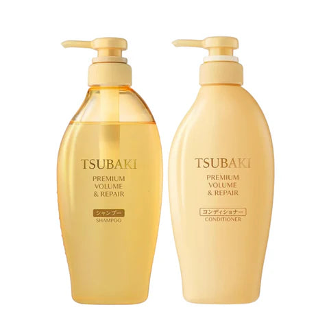 Shiseido Tsubaki Premium Volume & Repair Shampoo & Conditioner Set 450ml x 2