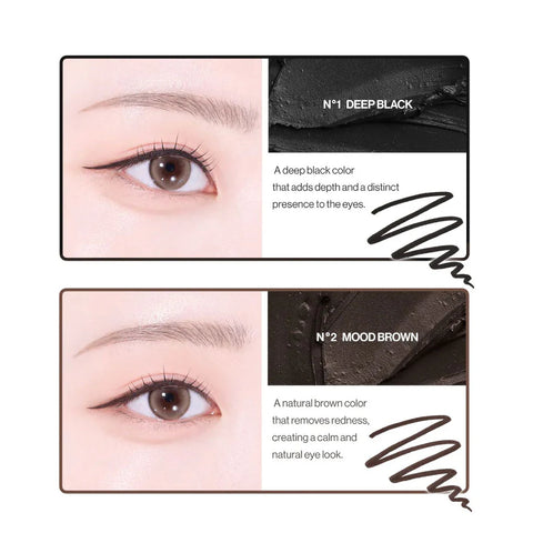 Unleashia Easy Glide Flat Eyeliner #01 Deep Black 0.15G