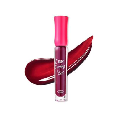 Etude House RD305 Dear Darling Water Gel Long Lasting Vivid Lip Color Jujube Red 4.5g