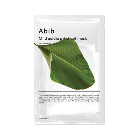 Abib Mild Acidic Ph Sheet Mask Heartleaf Fit (1Pc)