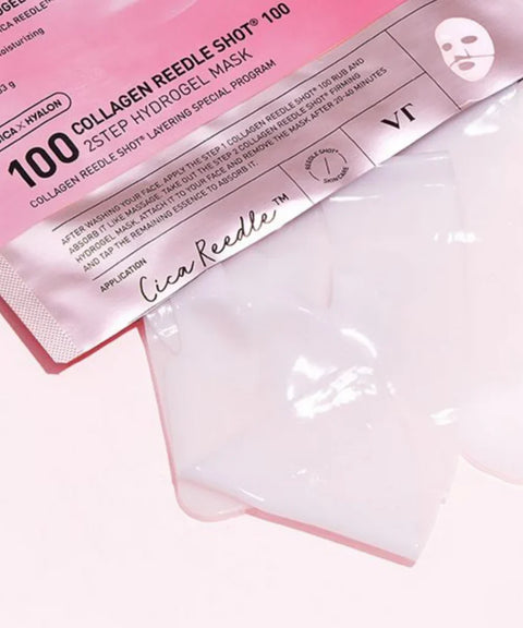 VT Cosmetics Collagen Reedle Shot 100 Firming Hydrogel Mask (1Pc)