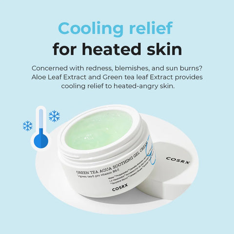 COSRX Hydrium Green Tea Aqua Soothing Gel Cream 50ML