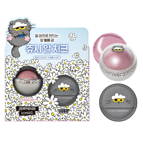 rom&nd Zo&Friends Juicy Roll Cheek Puff Edition #08 Kitten Grape