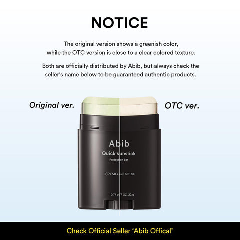Abib Quick Sunstick Protection Bar 22g (Original)