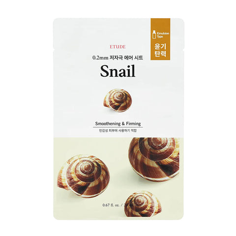 Etude House 0.2 Therapy Air Mask Snail (1Pc)