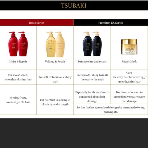 Shiseido Tsubaki Premium Moist & Repair Shampoo & Conditioner Set 450ml x 2