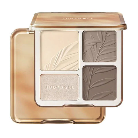 Judydoll 2 IN 1 Highlighter Contour Palette #02 Tree Shadow 9G