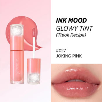 INK MOOD GLOWY TINT (TTEOK RECIPE) 027 JOKING PINK