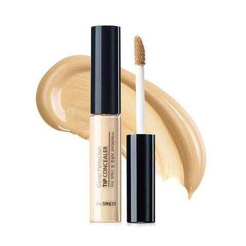 The Saem Cover Perfection Tip Concealer #01 Clear Beige 6.5g
