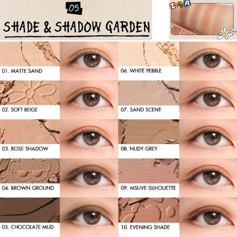 rom&nd Zoefriend Limited Eyeshadow Set #05 Shade & Shadow Garden