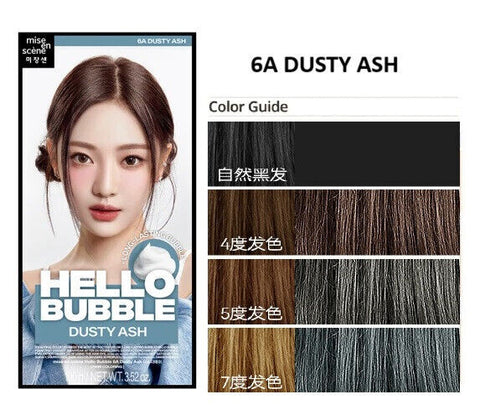 Mise En Scene Hello Bubble Hair Colour 6A Dusty Ash 100g