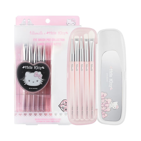 Fillimilli x Hello Kitty Eye Brush Pro Collection - Angel Hello Kitty (5 Brushes)