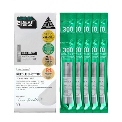VT Cosmetics Cica Reedle Shot 300 (2ml×10)